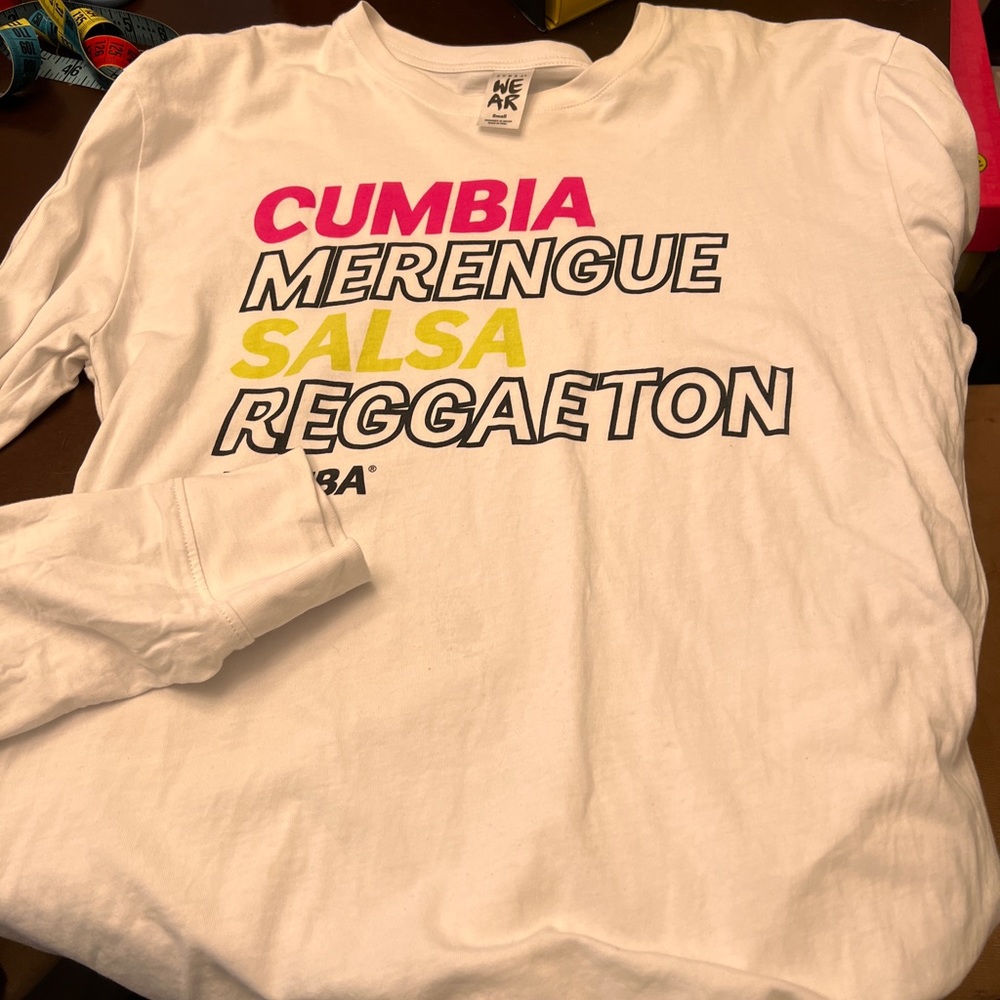 EUC Zumba Happy long sleeve top Small
